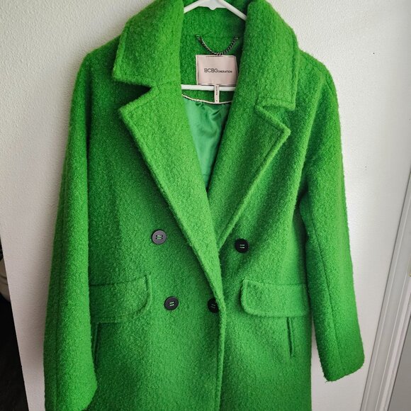 BCBGeneration Women's Double-Breasted Boucle Walker Coat - Picture 1 of 3